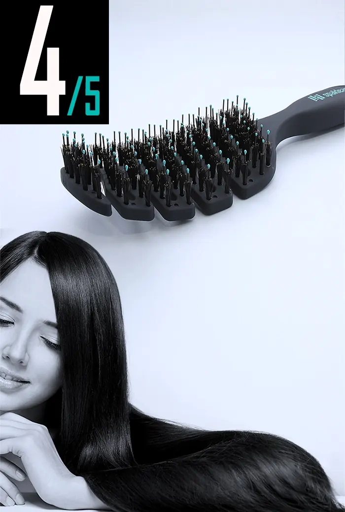 Блиск локонів після щітки SPAKLEAN Amazing Flex Brush