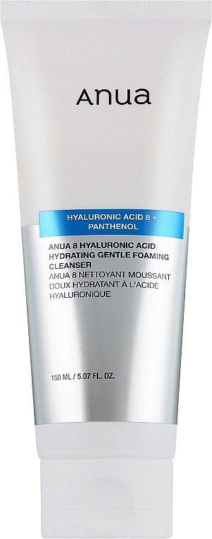 М'яка пінка для вмивання - ANUA 8 Hyaluronic Acid Hydrating Gentle Foaming Cleanser, 150 мл - фото N2