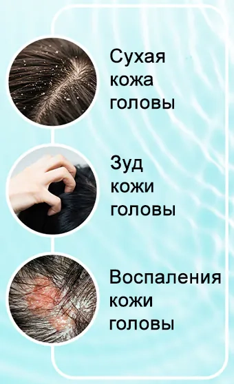 Проблемы, которые решает шампунь SPAKLEAN Amazing Collagen Rebalancing Shampoo