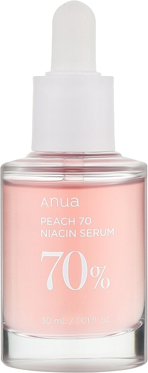 Сироватка для обличчя з ніацинамідом - ANUA Peach 70% Niacinamide Serum, 30 мл - фото N1