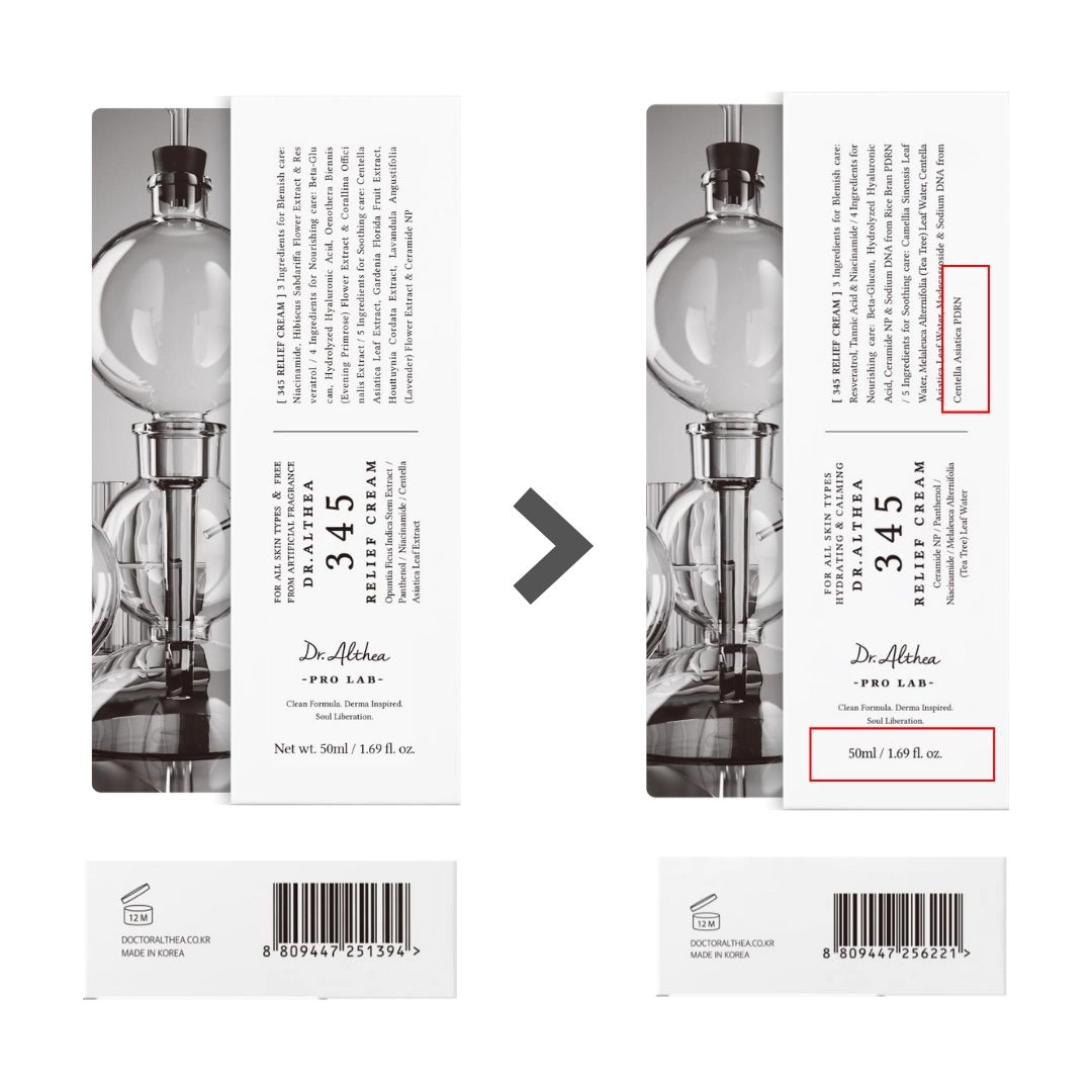 Крем для зменшення слідів постакне - Dr. Althea 345 Relief Cream (Ver.2), 50 мл - фото N5