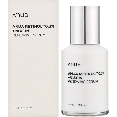 Сыворотка для лица с ретинолом и ниацинамидом - ANUA Nano Retinol 0,3% + Niacin Renewing Serum, 30 мл - фото N2