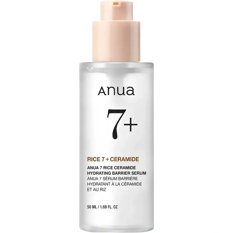 Керамидная сыворотка для укрепления кожного барьера - ANUA Rice 7 Ceramide Hydrating Barrier Serum, 50 мл - фото N1
