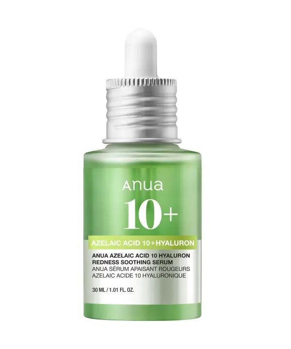 Сыворотка с азелаиновой кислотой 10% - ANUA Azelaic Acid 10 Hyaluron Redness Soothing Serum, 30 мл - фото N2