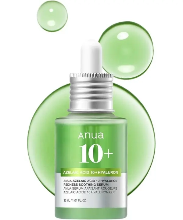 Сыворотка с азелаиновой кислотой 10% - ANUA Azelaic Acid 10 Hyaluron Redness Soothing Serum, 30 мл - фото N4