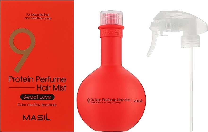 Парфюмированный спрей для волос с пептидами - Masil 9 Protein Perfume Hair Mist SWEET LOVE, 200 мл - фото N2