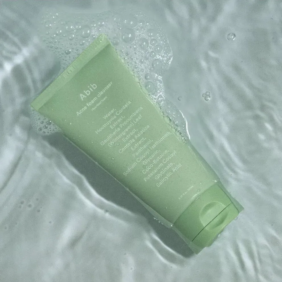Гипоаллергенная пенка для умывания против акне - ABIB Acne Foam Cleanser Heartleaf Foam, 150 мл - фото N3