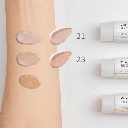 ВВ-крем с центеллой (старая версия) - PURITO Cica Clearing BB Cream, 21 тон - Light Beige, 30 мл - фото N3