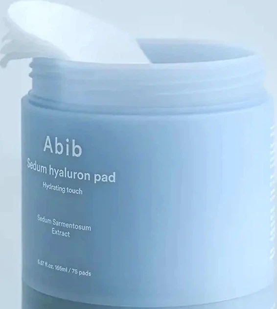 Увлажняющие пады для мягкого отшелушивания - ABIB Sedum Hyaluron Pad Hydrating Touch, 75 pads - фото N3
