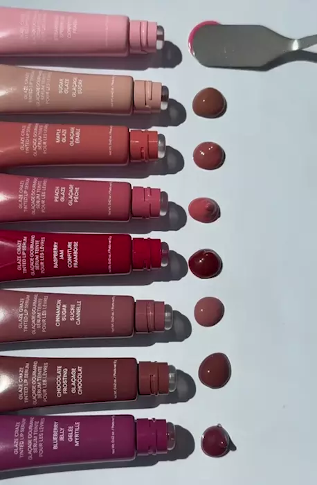 Свотчі тінт-сироватки Laneige Glaze Craze Tinted Lip Serum