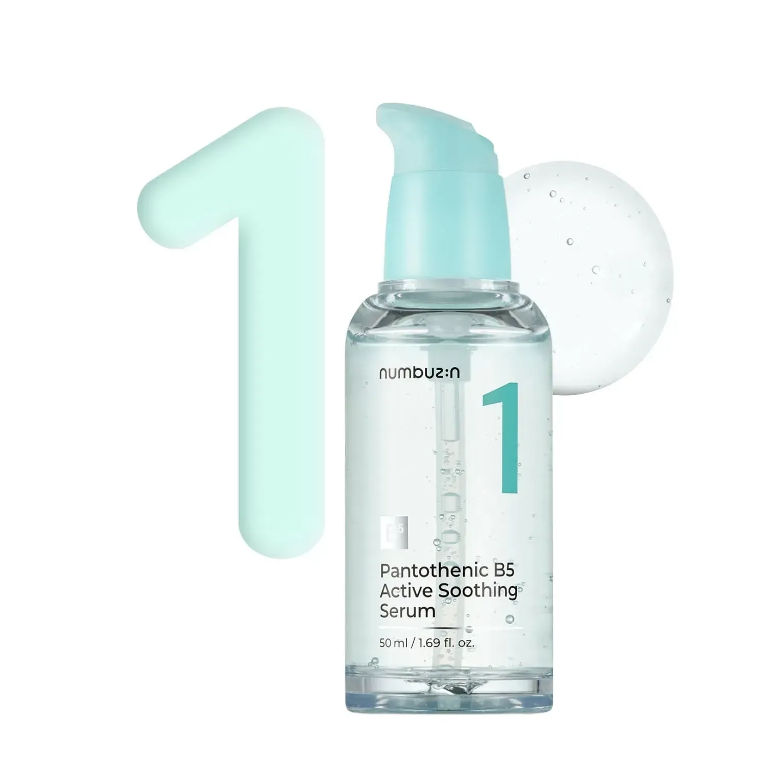 Успокаивающая сыворотка для лица - NUMBUZIN No.1 Pantothenic B5 Active Soothing Serum, 50 мл - фото N2