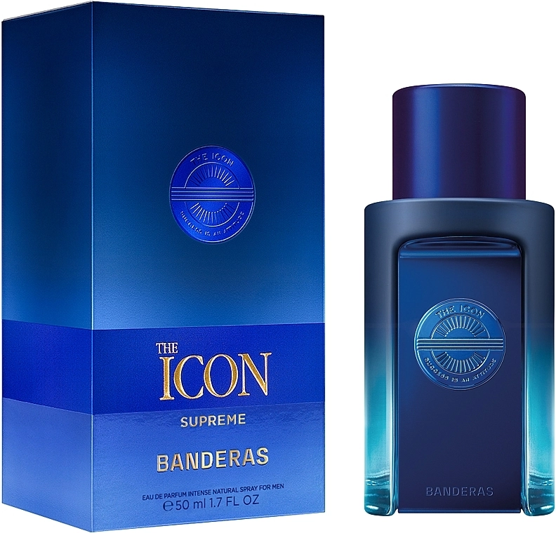 Туалетная вода мужская - Antonio Banderas The Icon Supreme Intense, 50 мл - фото N2