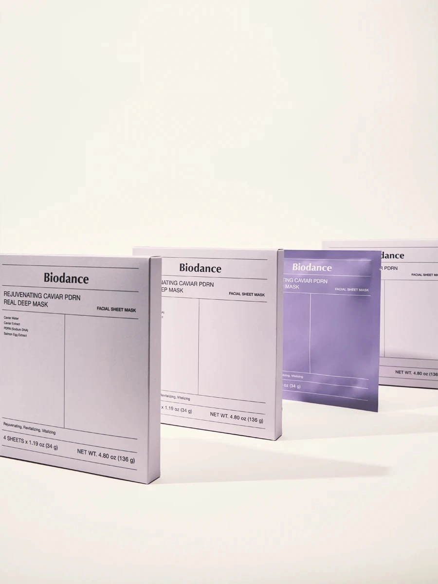 Маска гидрогелевая антивозрастная с PDRN и икрой - BIODANCE Rejuvenating Caviar PDRN Real Deep Mask, 1 шт - фото N12