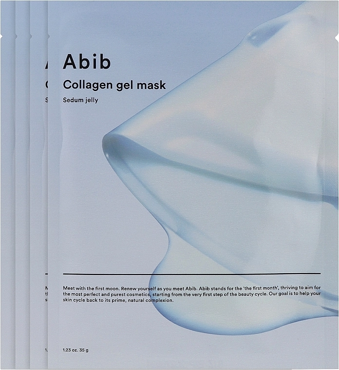 Гелевая маска с коллагеном и гиалуроновой кислотой - ABIB Collagen Gel Mask Sedum Jelly, *PACK* (4 шт) - фото N1