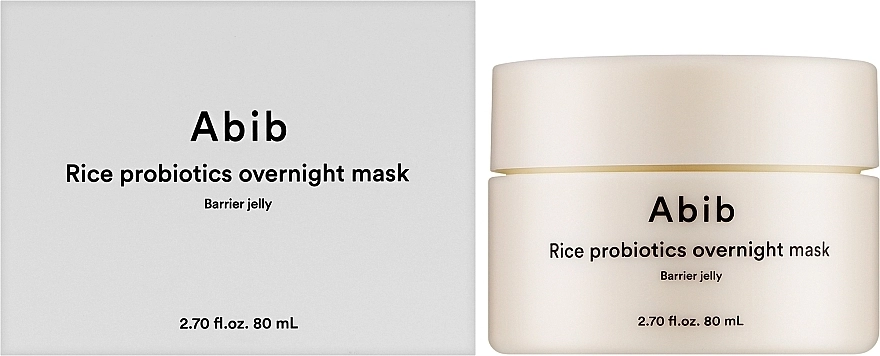 Нічна маска з пробіотиками рису - ABIB Rice Probiotics Overnight Mask Barrier Jelly, 80 мл - фото N1