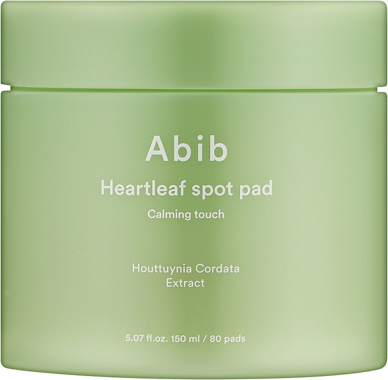 Заспокійливі педи для обличчя - ABIB Heartleaf Spot Pad Calming Touch, 80 шт - фото N1