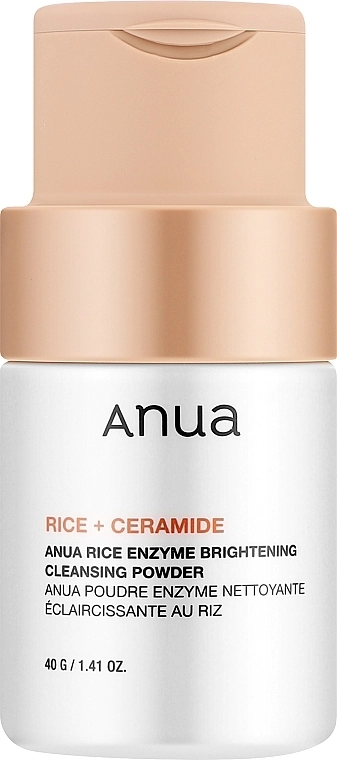 Энзимная пудра на основы рисовой муки - ANUA Rice Enzyme Brightening Cleansing Powder, 40 г - фото N1