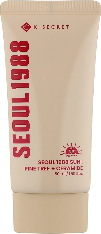 АКЦИЯ! Увлажняющий солнцезащитный крем с экстрактом сосновых игл и керамидами - K-Secret Seoul 1988 Sun: Pine Tree + Ceramide, 50мл - фото N1