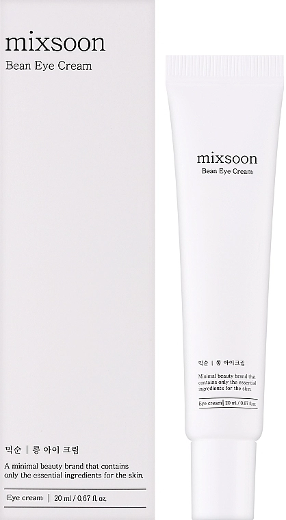 Ущільнюючий крем для повік із соєвими бобами - MIXSOON Bean Eye Cream, 20 мл - фото N2