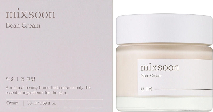 Крем для лица увлажняющий с соевыми бобами - MIXSOON Bean Cream, 50 мл - фото N2
