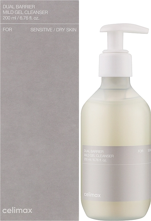 Гель мягкий для умывания лица - Celimax Dual Barrier Mild Gel Cleanser, 200 мл - фото N2