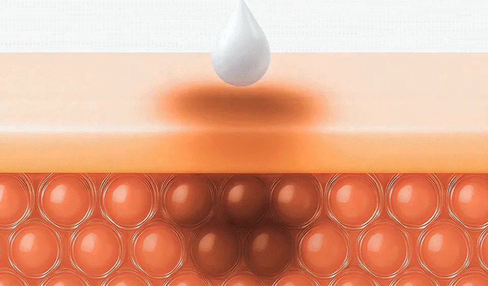 Процес відбілювання кремом Medi peel Melanon X Cream 2.0