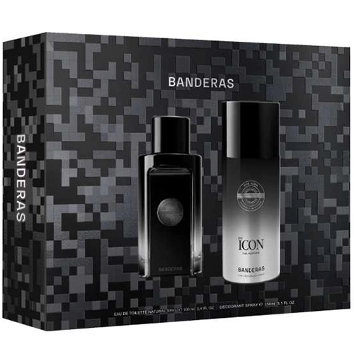 Парфюмированная набор для мужчин - Antonio Banderas The Icon The Perfume, edp /100 мл + deo/spray /150 мл - фото N1