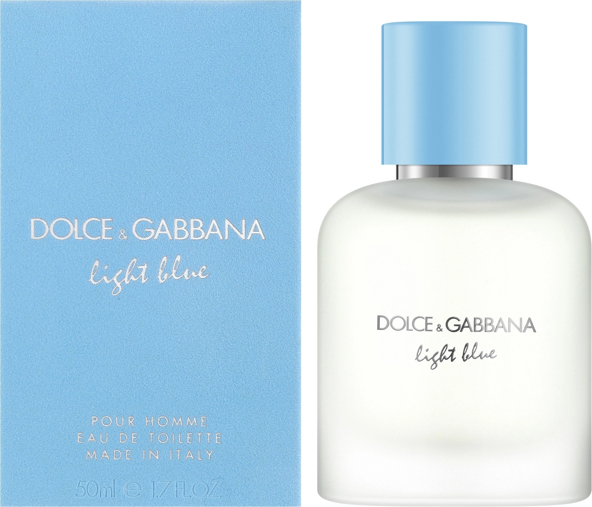 Туалетна вода чоловіча - Dolce & Gabbana Light Blue Pour Homme, 50 мл - фото N1