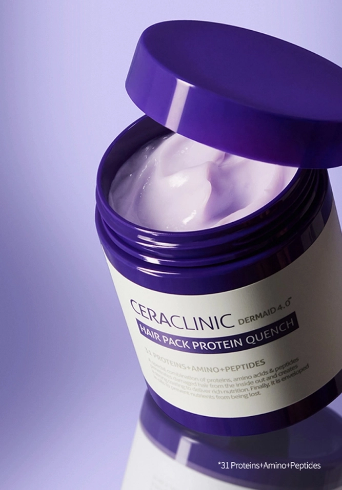 Маска для волосся відновлююча - Ceraclinic Dermaid 4.0 Hair Pack Protein Quench, 600 мл - фото N2