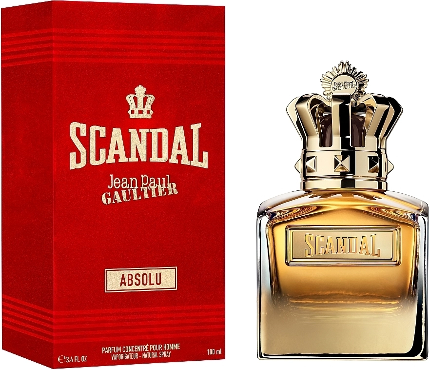 Парфумована вода для чоловіків - Jean Paul Gaultier Scandal Absolu Pour Homme, 100 мл - фото N1