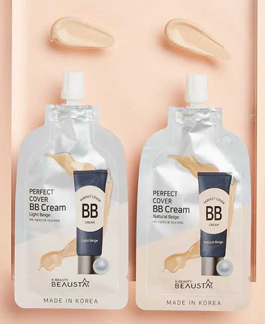 Свотчи бб-кремов BEAUSTA Perfect Natural BB Cream