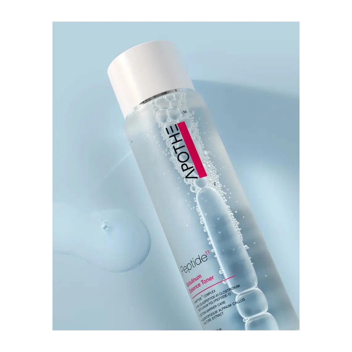 Зволожуючий тонер-есенція для еластичності шкіри з пептидами - APOTHE Peptide 11 Botulinum Essence Toner, 2 мл ПРОБНИК - фото N2