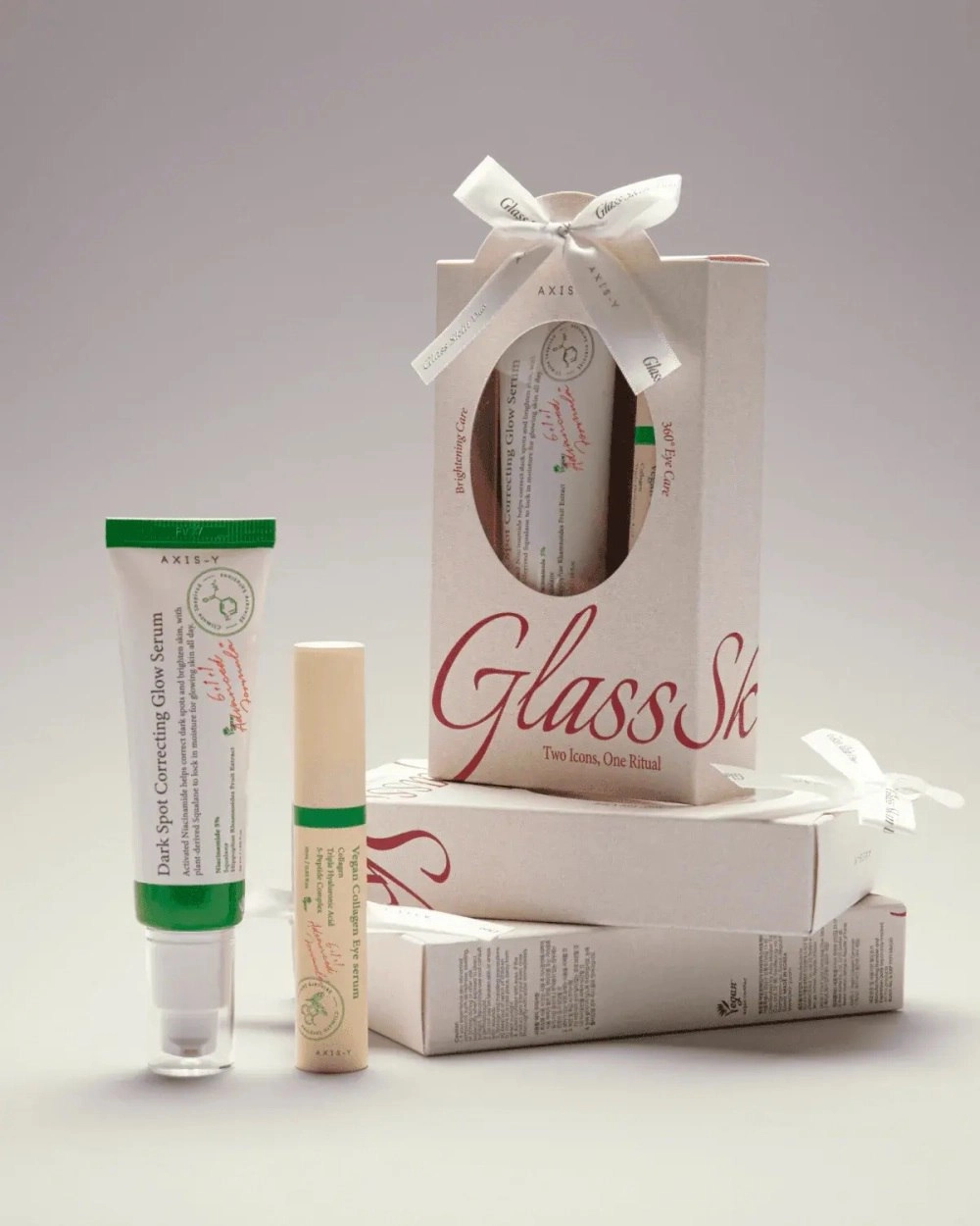 Набір засобів для обличчя - AXIS-Y Glass Skin Duo, (50 мл + 10 мл) - фото N3