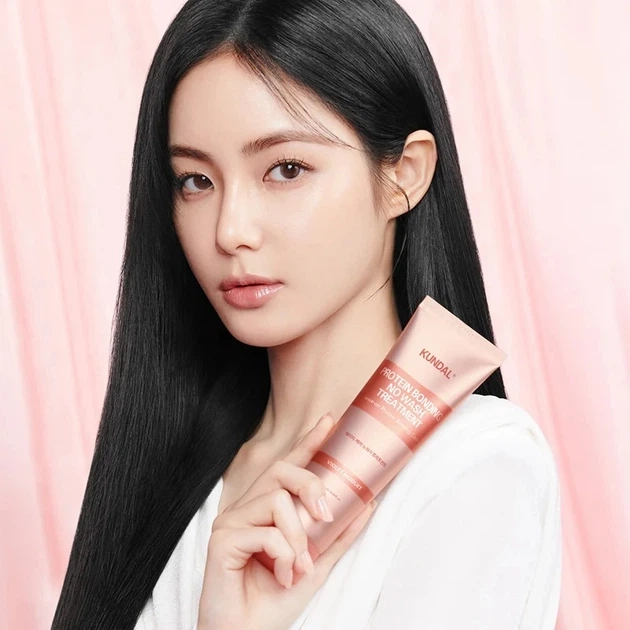 Несмываемый крем для волос - Kundal Protein Bonding No Wash Treatment Violet Muguet, 130 мл - фото N5