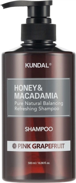 Шампунь відновлюючий "Рожевий грейпфрут" - Kundal Honey & Macadamia Shampoo Pink Grapefruit, 500 мл - фото N1