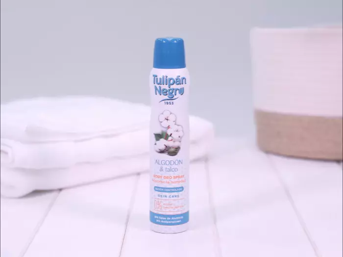 Дезодорант-спрей Tulipan Negro Cotton & Talc Body Deo Spray