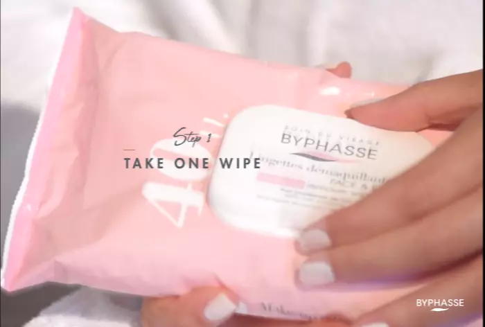 Влажные салфетки для удаления макияжа Byphasse Make-up Remover Wipes Milk Proteins All Skin Types