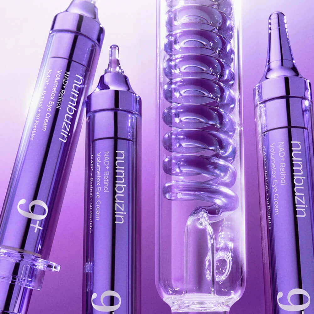 Крем для шкіри навколо очей з ретинолом та пептидами - NUMBUZIN No.9 NAD+ Retinol Volumetox Eye Cream, 10 мл - фото N2