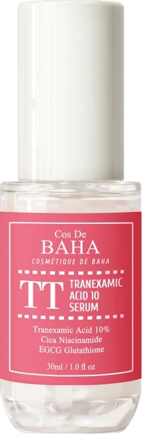 Освітлююча сироватка з транексамовою кислотою 10% - Cos De Baha Tranexamic Acid Facial Serum (TT30), 30 мл, БЕЗ АБО  ПРИМ'ЯТЕ ПАКУВАННЯ - фото N2