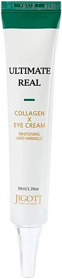 Крем для повік з колагеном - Jigott Ultimate Real Collagen Eye Cream, 50 мл, БЕЗ АБО ПРИМ'ЯТЕ ПАКУВАННЯ - фото N2