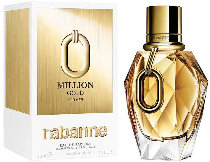 Парфумована вода жіноча - Paco Rabanne Million Gold For Her, 50 мл - фото N1