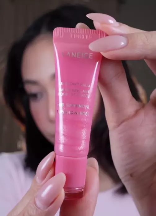 Бальзам для губ із шиммером Laneige Lip Glowy Balm Pink Supernova