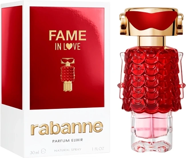 Парфумована вода жіноча - Paco Rabanne Fame In Love Elixir, 30 мл - фото N1