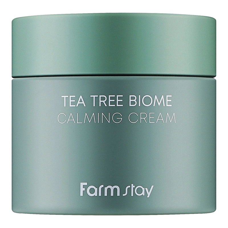 Заспокійливий крем з екстрактом чайного дерева - FarmStay Tea Tree Biome Calming Cream, 80 мл - фото N1