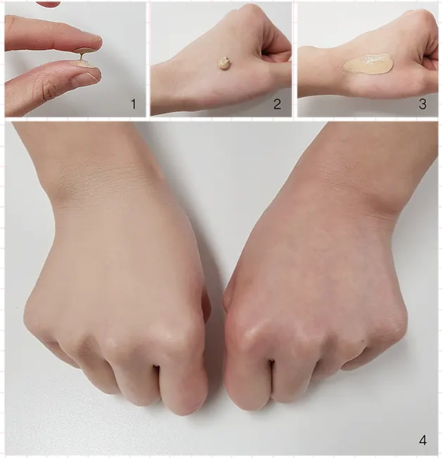 Перекрытие тонального крема Enough Gold Snail Moisture Foundation SPF30+ PA++