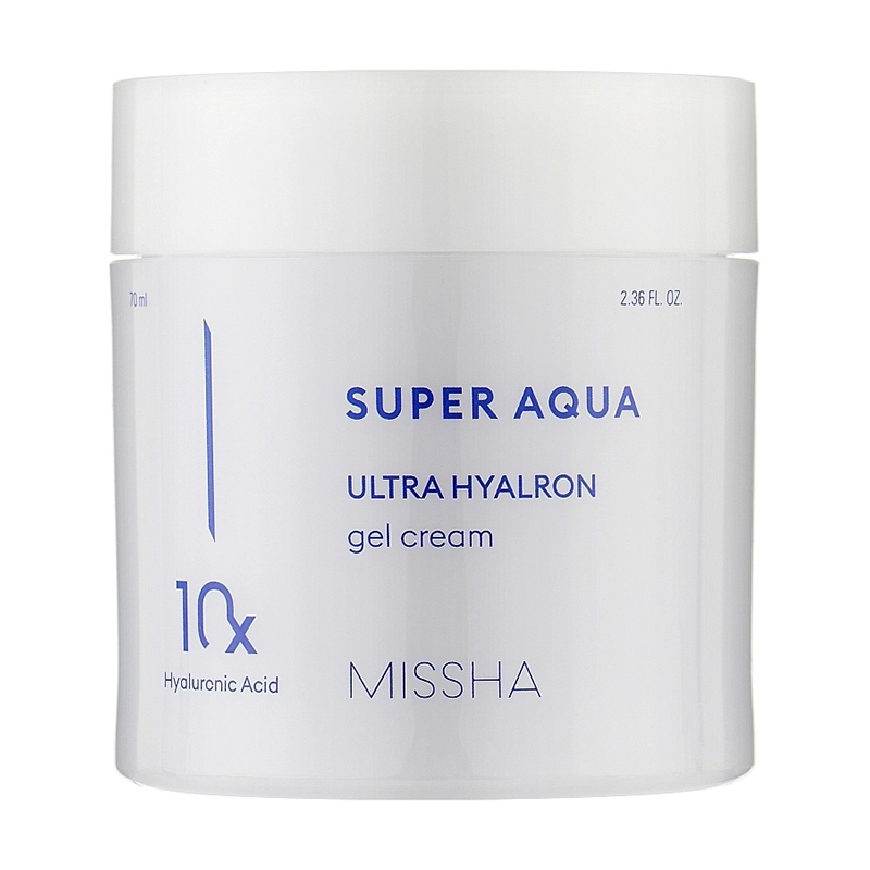 Гель-крем увлажняющий для лица - Missha Super Aqua Ultra Hyalron Gel Cream, 70 мл - фото N1