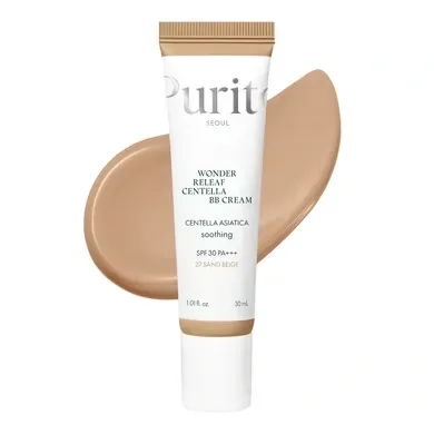 ВВ-крем із екстрактом центелли - PURITO Seoul Wonder Releaf Centella BB Cream, №27 Sand Beige, 30 мл - фото N1