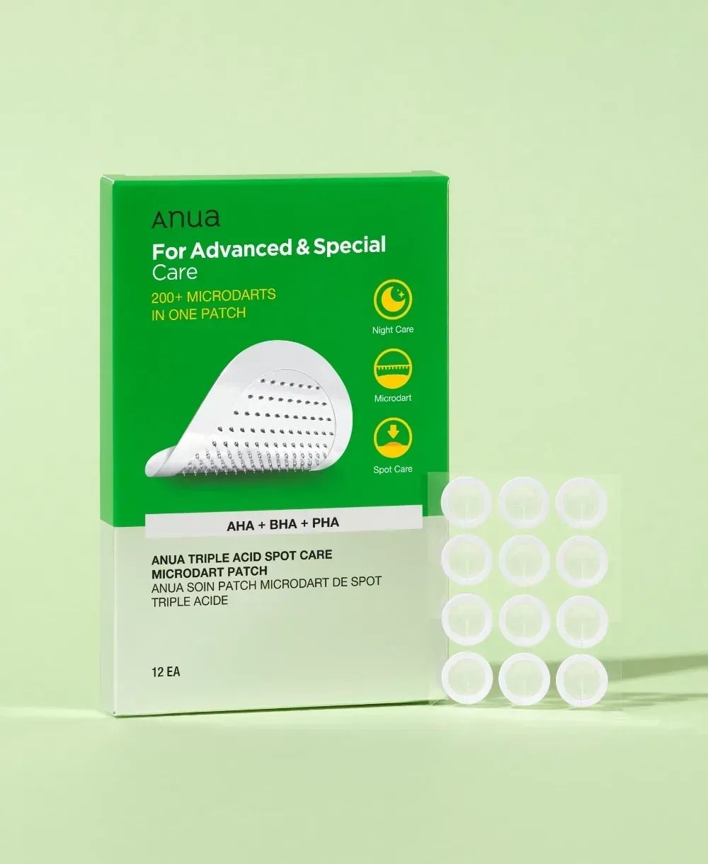 Патчі проти прищів з кислотами - ANUA Triple Acid Spot Care Microdart Patch, 12 шт - фото N4