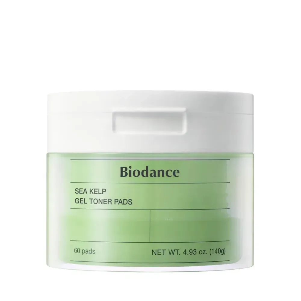 Успокаивающие гелевые тонер-педы с морскими водорослями - BIODANCE Sea Kelp Gel Toner Pads, 60 шт - фото N1