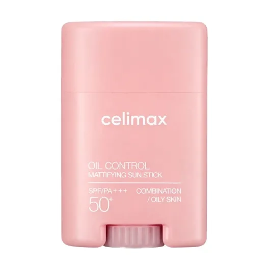 Матуючий сонцезахисний стік для обличчя - Celimax Oil Control Mattifying Sun Stick SPF 50+ PA+++, 19 г - фото N1